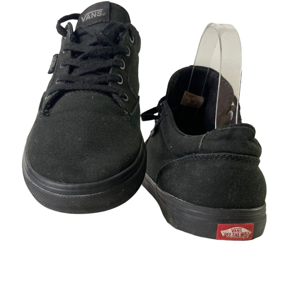 VANS OFF THE WALL NON SLIP BLACK LACE-UP SIZE 7